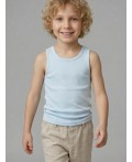 Майка трикотажная для мальчиков, 2 шт в комплекте white, light blue