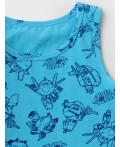Комплект трикотажный для мальчиков: майка, трусы dark blue, light blue