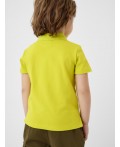 Джемпер трикотажный с воротником поло для мальчиков light green