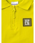 Джемпер трикотажный с воротником поло для мальчиков light green