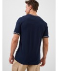 Фуфайка трикотажная для мужчин (футболка) dark blue