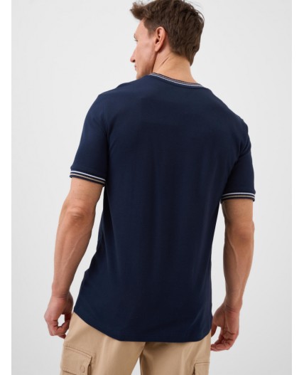 Фуфайка трикотажная для мужчин (футболка) dark blue