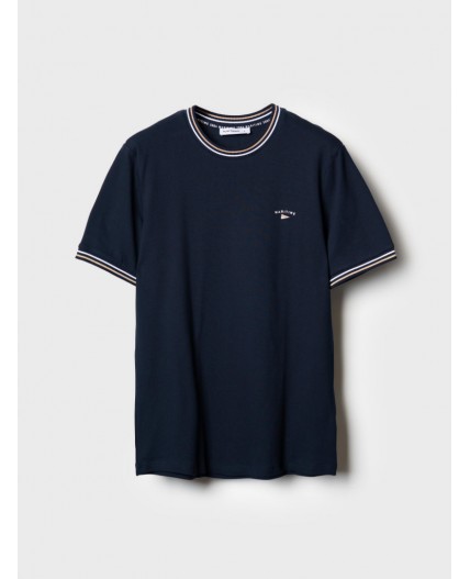 Фуфайка трикотажная для мужчин (футболка) dark blue