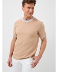 Фуфайка трикотажная для мужчин (футболка) beige