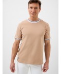 Фуфайка трикотажная для мужчин (футболка) beige