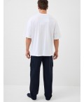 Фуфайка трикотажная для мужчин (футболка) white