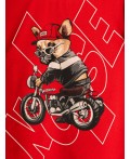 Комплект трикотажный для мальчиков: фуфайка (футболка), шорты red, white, black