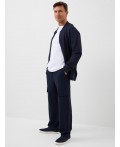 Брюки трикотажные для мужчин dark blue