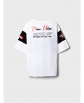 Фуфайка трикотажная для мужчин (футболка) white, black