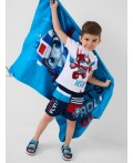 Полотенце текстильное для мальчиков bright blue