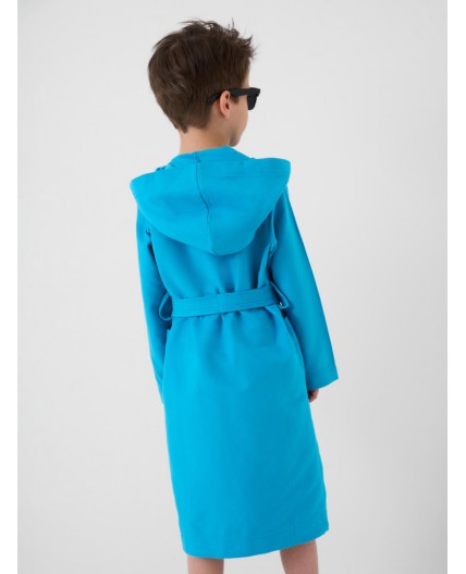 Халат текстильный для мальчиков bright blue