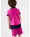 Шорты трикотажные для мальчиков, 2 шт в комплекте dark blue, green, crimson