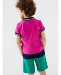 Шорты трикотажные для мальчиков, 2 шт в комплекте dark blue, green, crimson