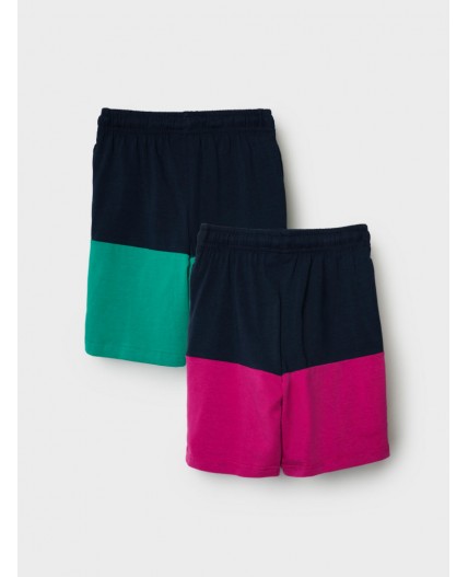 Шорты трикотажные для мальчиков, 2 шт в комплекте dark blue, green, crimson