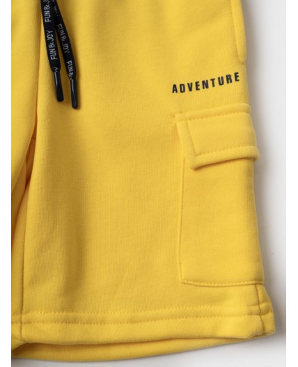 Шорты трикотажные для мальчиков yellow