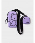 Сумка с чехлом для наушников сиреневый