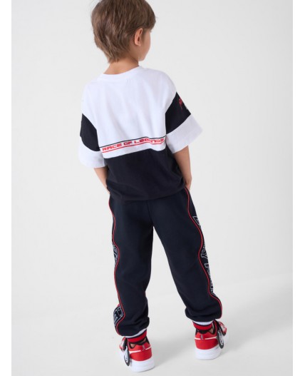 Брюки трикотажные для мальчиков black, red