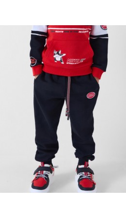 Брюки трикотажные для мальчиков black