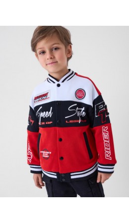 Толстовка трикотажная для мальчиков white, black, red