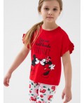 Джемпер трикотажный для девочек (футболка) red