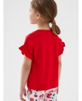 Джемпер трикотажный для девочек (футболка) red