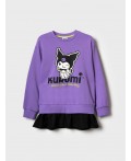 Толстовка трикотажная для девочек сиреневый