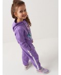 Брюки трикотажные для девочек сиреневый