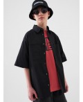 Рубашка текстильная для мальчиков black