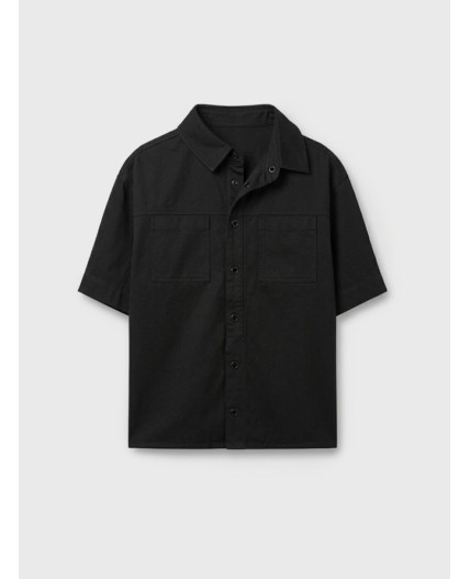 Рубашка текстильная для мальчиков black
