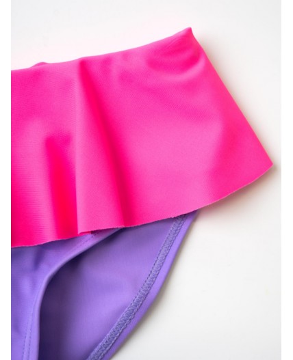 Плавки трикотажные для девочек pink, violet