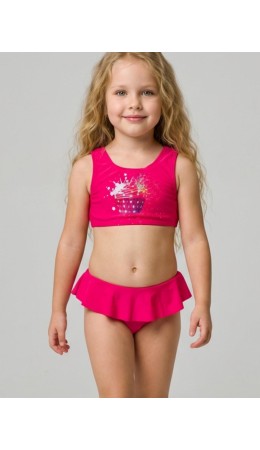 Купальный костюм трикотажный для девочек