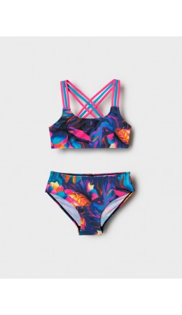 Купальный костюм трикотажный для девочек multicolor