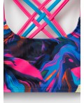 Купальный костюм трикотажный для девочек multicolor