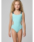 Купальник трикотажный для девочек light blue