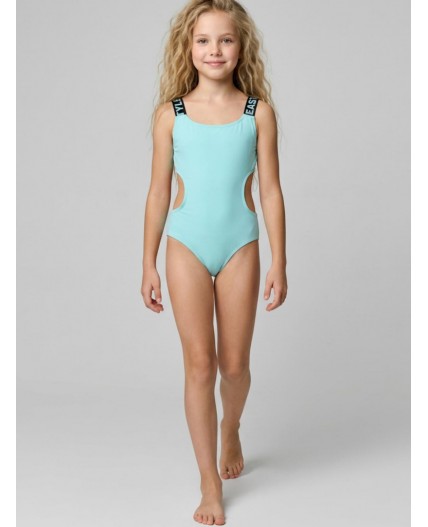 Купальник трикотажный для девочек light blue