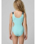 Купальник трикотажный для девочек light blue