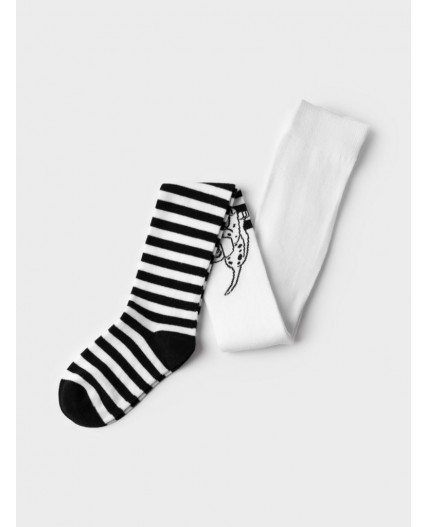 Колготки трикотажные для девочек white, black, crimson