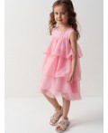 Платье текстильное для девочек pink