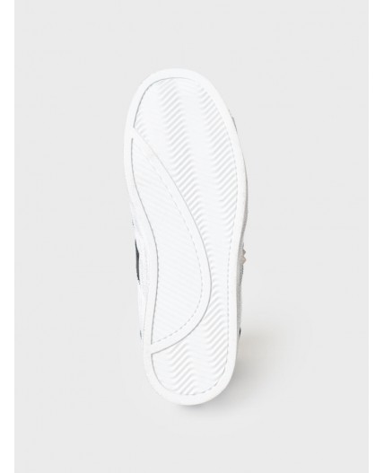 Полуботинки для мальчиков белый,черный