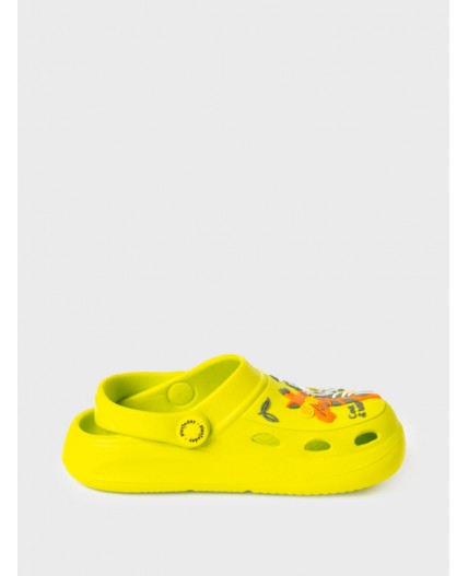 Сабо для мальчиков светло-зеленый