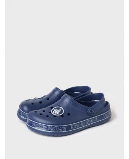 Сабо для мальчиков тёмно-синий