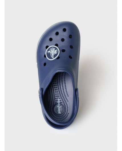 Сабо для мальчиков тёмно-синий