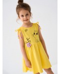 Сарафан трикотажный для девочек yellow