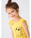 Сарафан трикотажный для девочек yellow