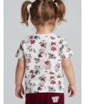 Джемпер детский трикотажный для девочек (футболка) multicolor