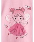 Джемпер детский трикотажный для девочек (футболка) pink