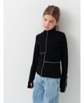 Водолазка трикотажная для девочек black