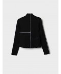 Водолазка трикотажная для девочек black