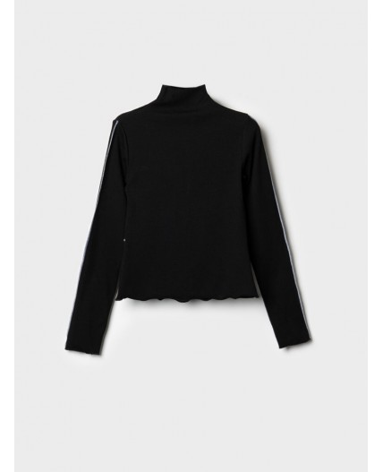 Водолазка трикотажная для девочек black