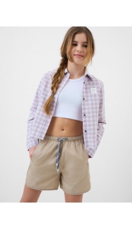 Шорты текстильные для девочек beige
